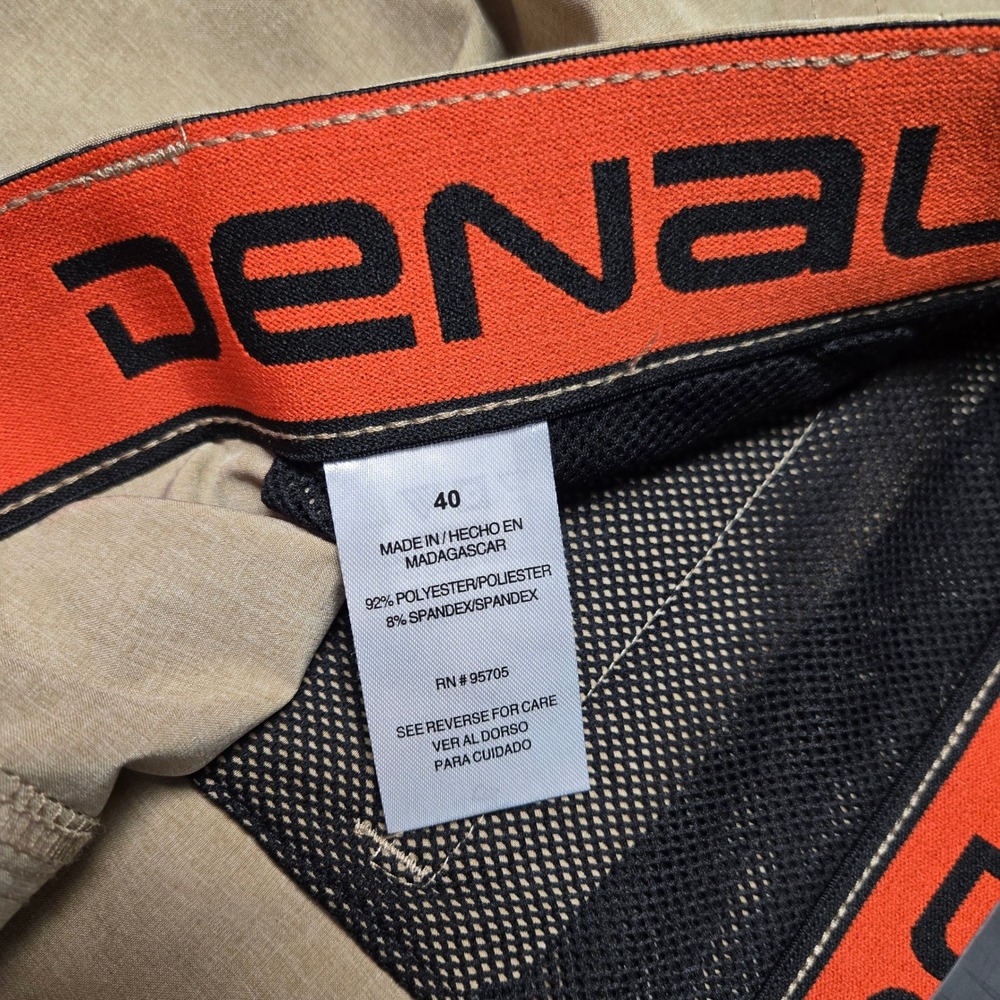 Denali Mens Stretch Hybrid Walk Shorts Heather Khaki 40 D427752S NWT - Picture 7 of 8